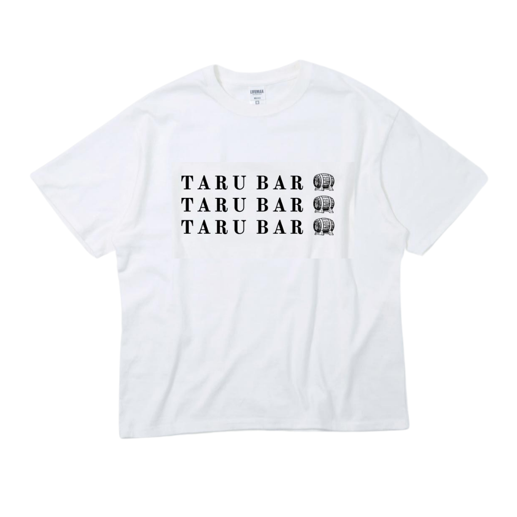 【5/10まで受注生産】TARU Tee Big＆heavy Front triple print ver