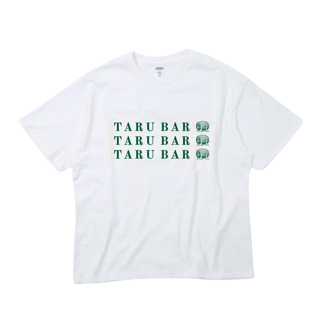 【5/10まで受注生産】TARU Tee Big＆heavy Front triple print ver