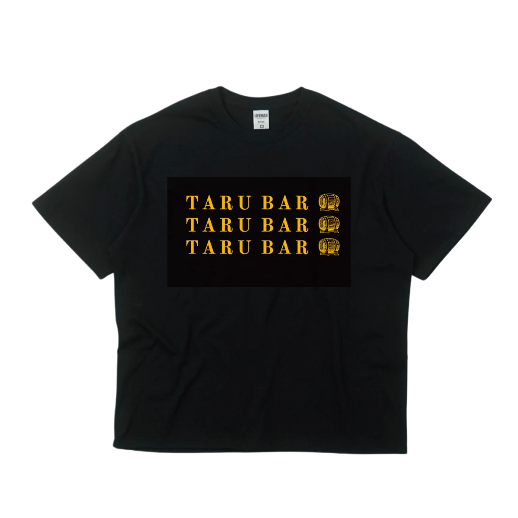 【5/10まで受注生産】TARU Tee Big＆heavy Front triple print ver