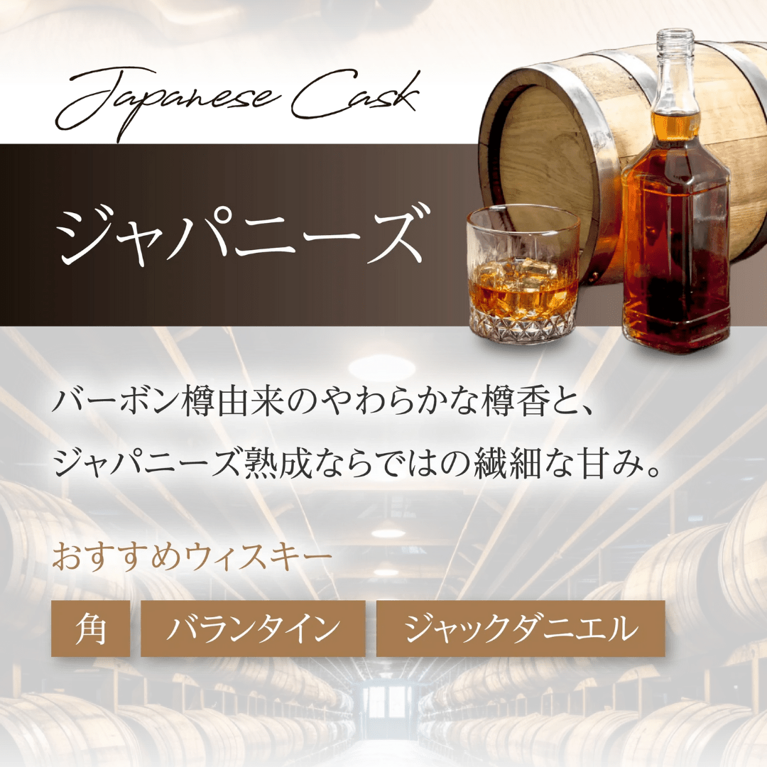 【定番4種】<BR>TARUBAR<BR>カスクシリーズ<BR>シェリー／ジャパニーズ／ラム／ポートワイン - TARUBAR